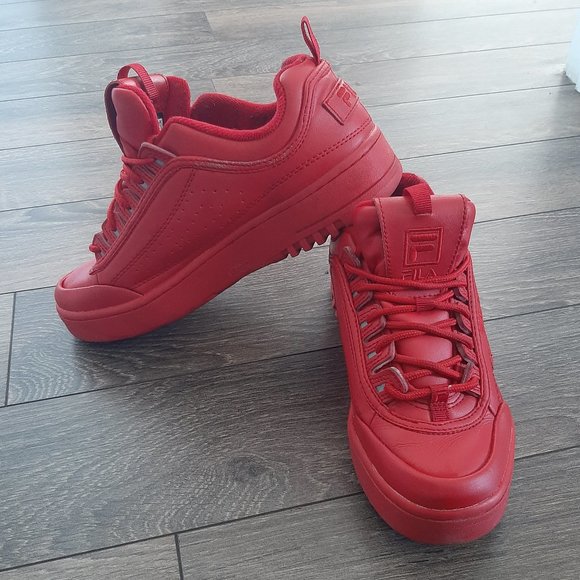 fila disruptor ii red